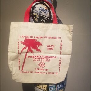VINTAGE TOTE BAG 80S 1986